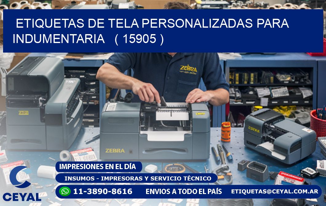 ETIQUETAS DE TELA PERSONALIZADAS PARA INDUMENTARIA ( 15905 )