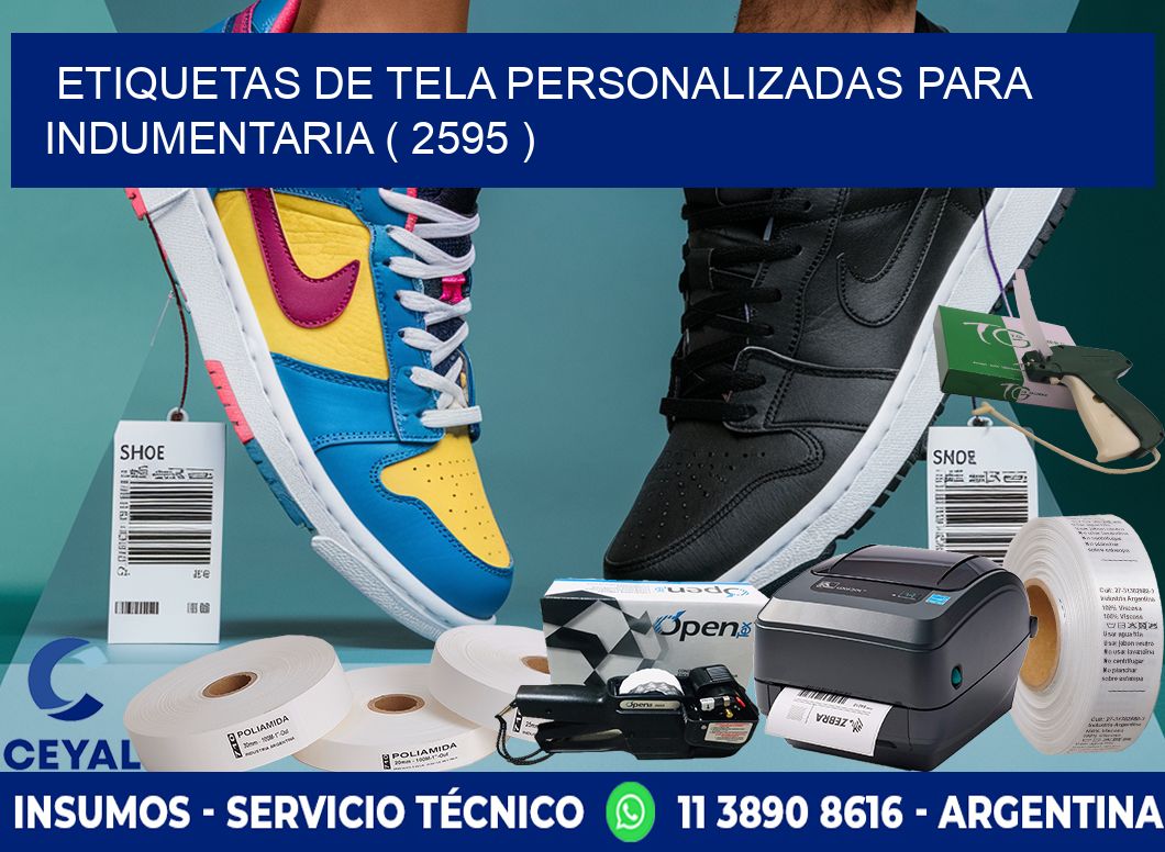 ETIQUETAS DE TELA PERSONALIZADAS PARA INDUMENTARIA ( 2595 )