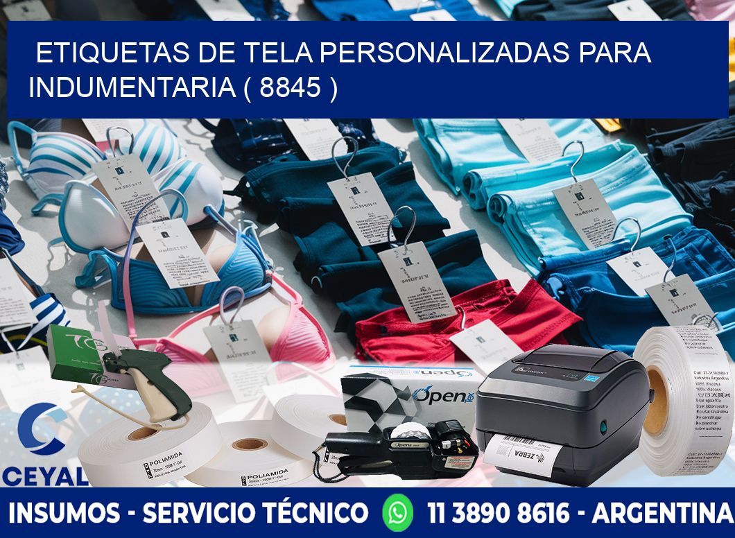 ETIQUETAS DE TELA PERSONALIZADAS PARA INDUMENTARIA ( 8845 )