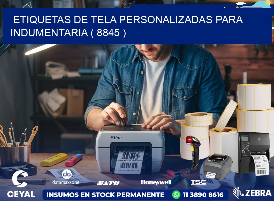 ETIQUETAS DE TELA PERSONALIZADAS PARA INDUMENTARIA ( 8845 )
