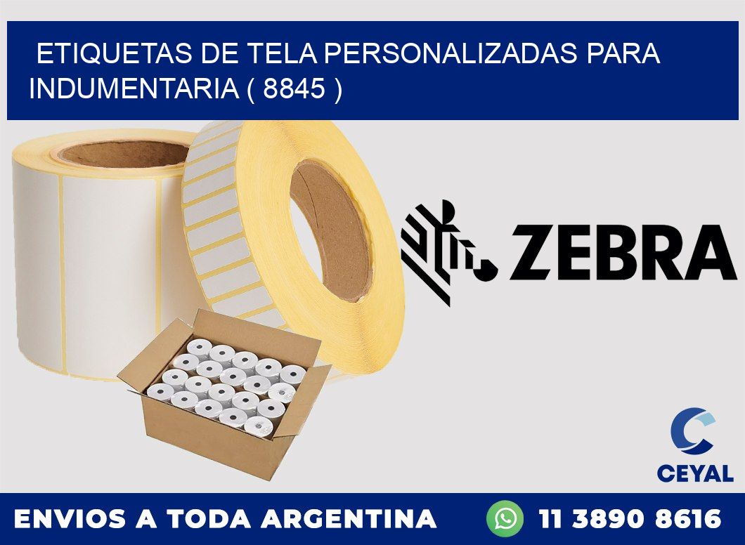 ETIQUETAS DE TELA PERSONALIZADAS PARA INDUMENTARIA ( 8845 )