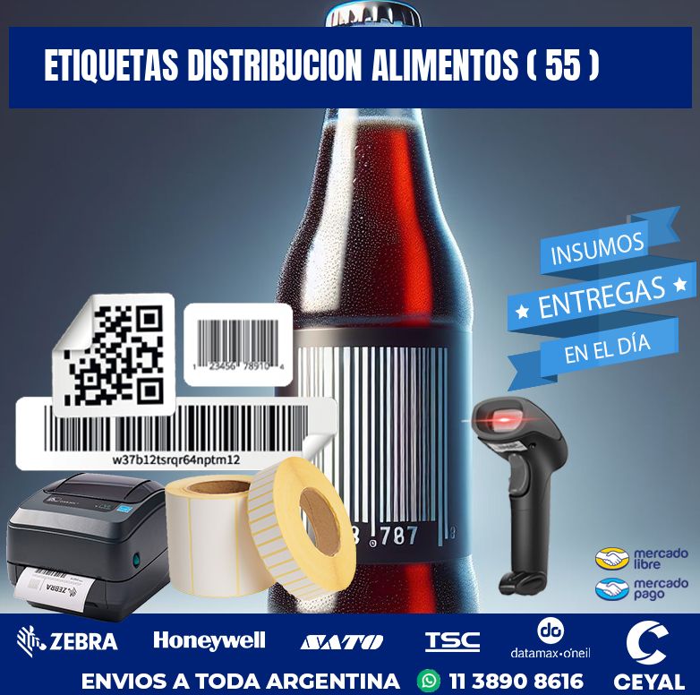 ETIQUETAS DISTRIBUCION ALIMENTOS ( 55 )