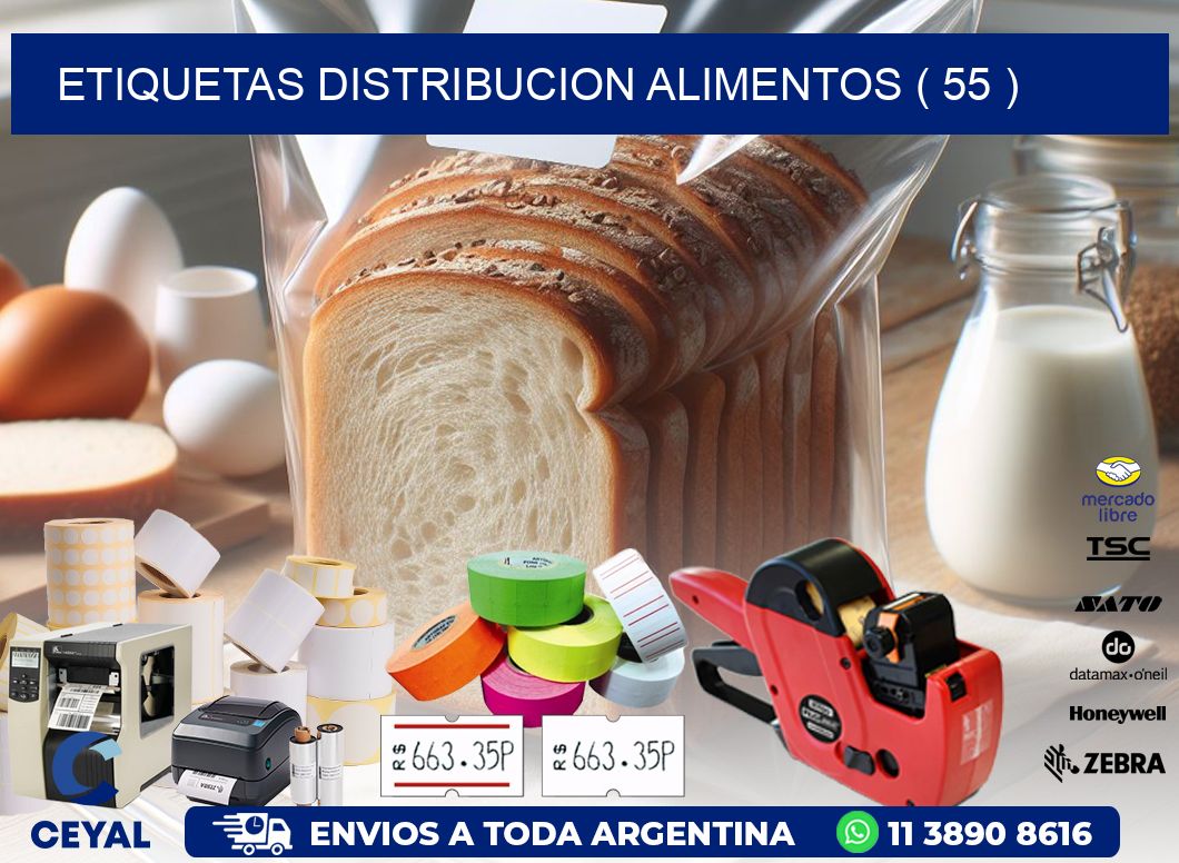 ETIQUETAS DISTRIBUCION ALIMENTOS ( 55 )