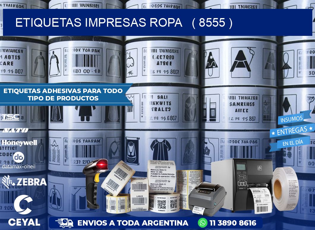 ETIQUETAS IMPRESAS ROPA   ( 8555 )