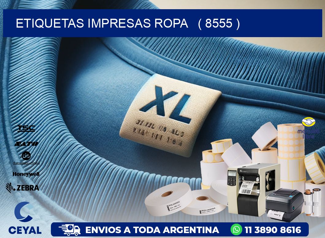 ETIQUETAS IMPRESAS ROPA ( 8555 )