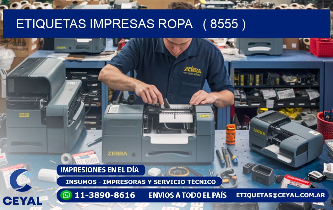 ETIQUETAS IMPRESAS ROPA ( 8555 )