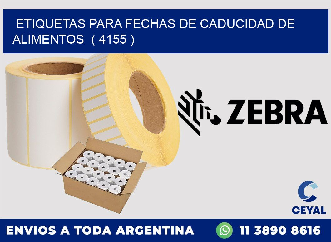 ETIQUETAS PARA FECHAS DE CADUCIDAD DE ALIMENTOS ( 4155 )