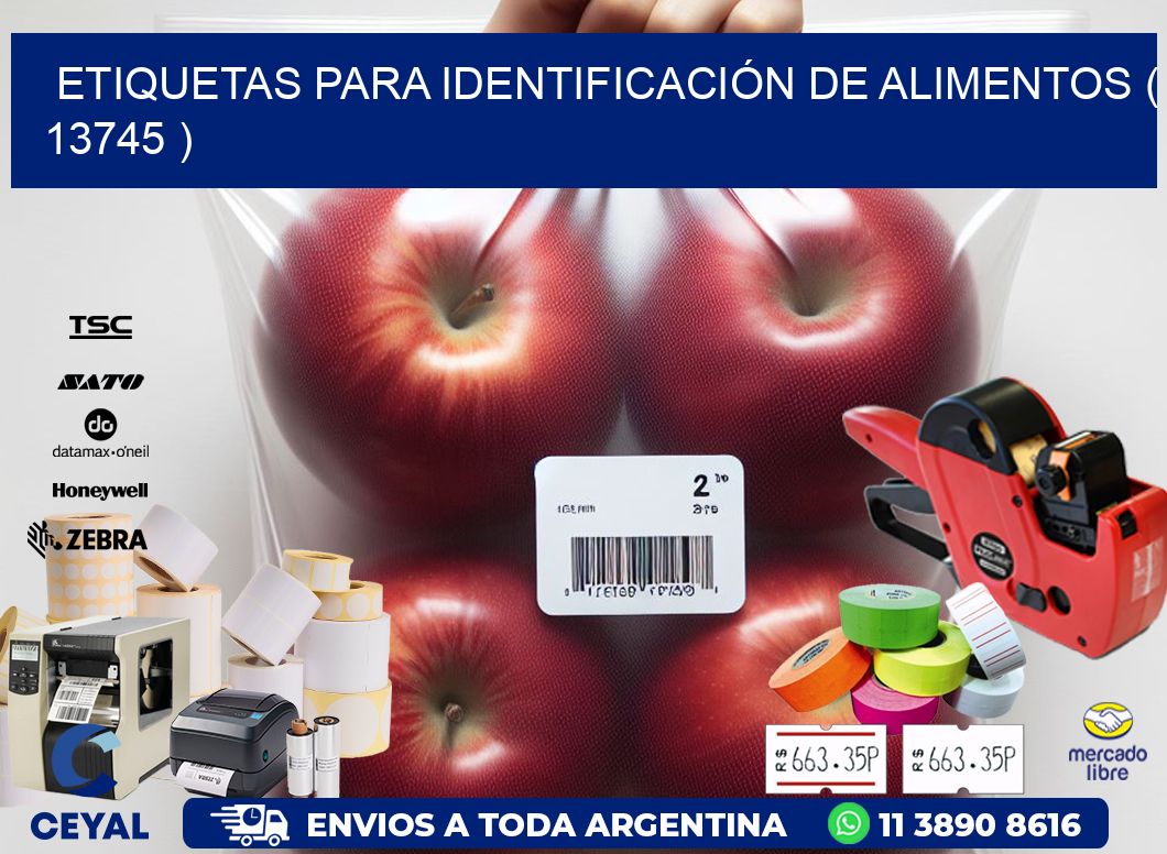 ETIQUETAS PARA IDENTIFICACIÓN DE ALIMENTOS ( 13745 )