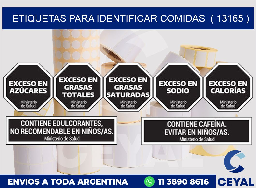 ETIQUETAS PARA IDENTIFICAR COMIDAS ( 13165 )
