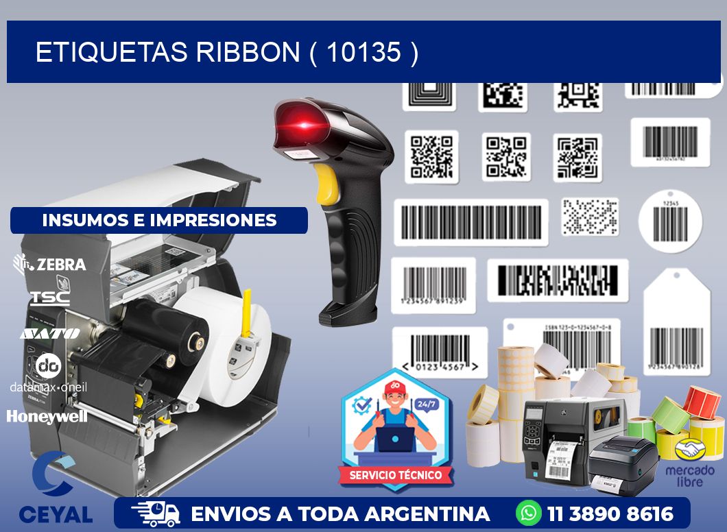 ETIQUETAS RIBBON ( 10135 )
