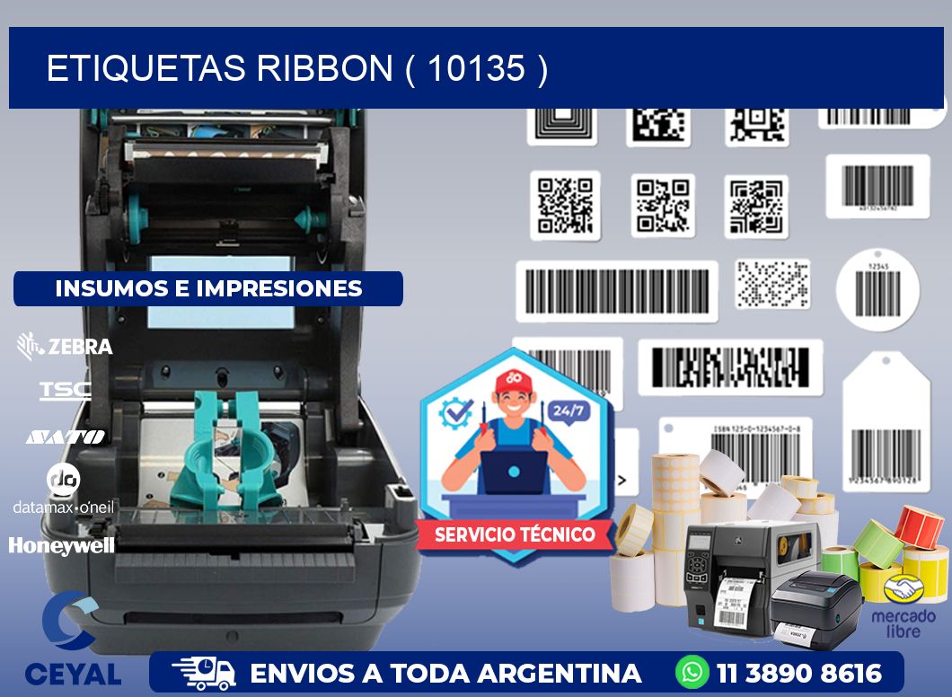 ETIQUETAS RIBBON ( 10135 )