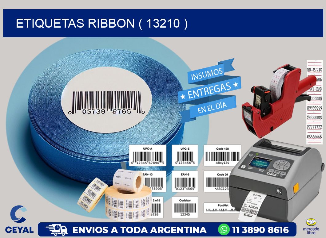 ETIQUETAS RIBBON ( 13210 )
