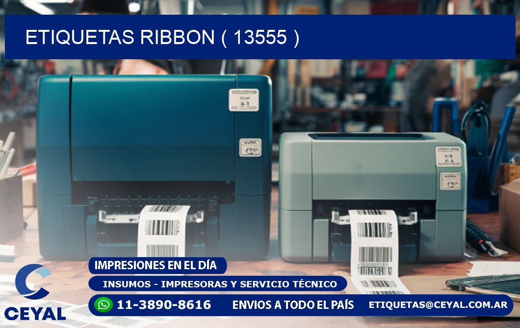 ETIQUETAS RIBBON ( 13555 )