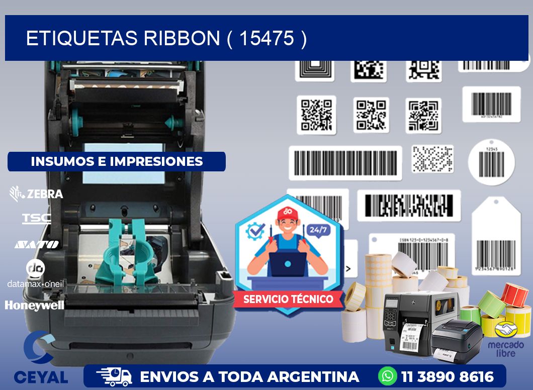 ETIQUETAS RIBBON ( 15475 )