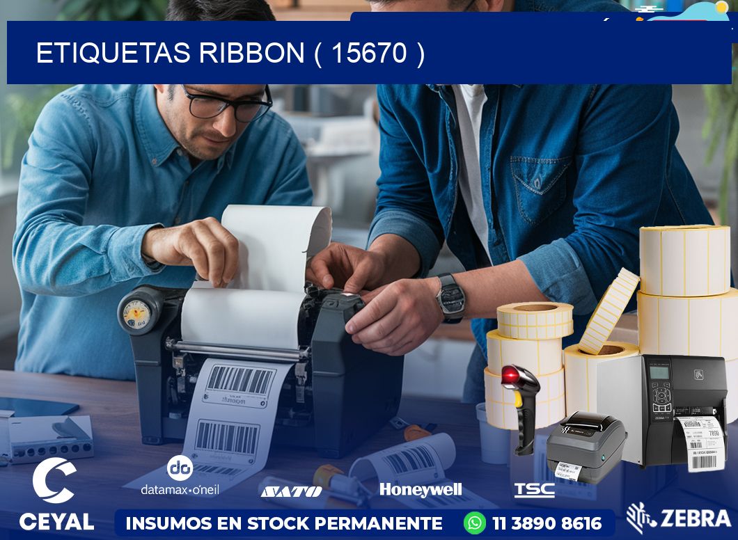 ETIQUETAS RIBBON ( 15670 )