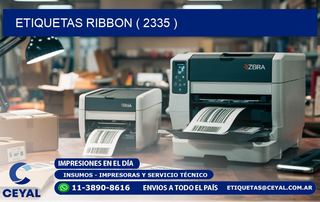 ETIQUETAS RIBBON ( 2335 )