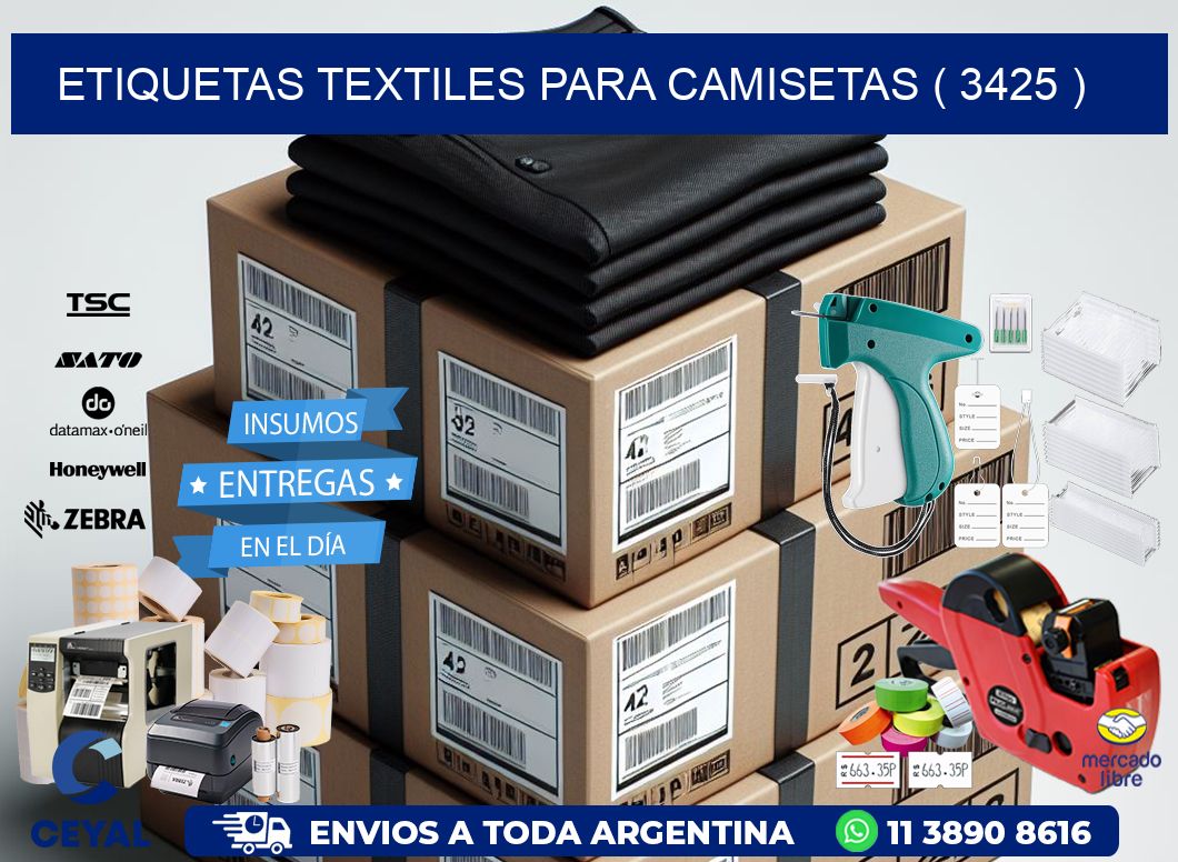 ETIQUETAS TEXTILES PARA CAMISETAS ( 3425 )