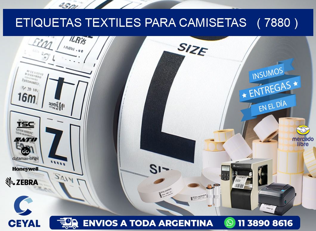 ETIQUETAS TEXTILES PARA CAMISETAS ( 7880 )