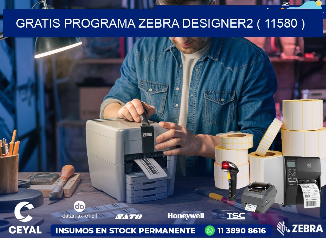 GRATIS PROGRAMA ZEBRA DESIGNER2 ( 11580 )