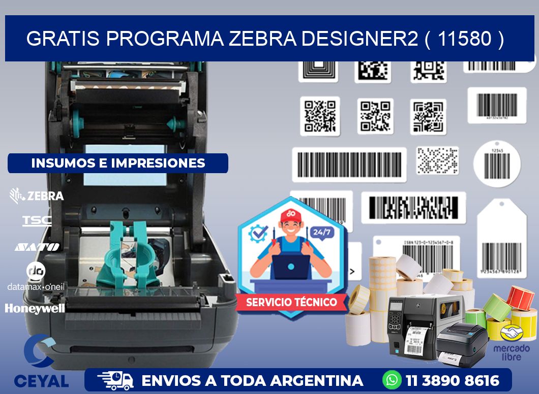 GRATIS PROGRAMA ZEBRA DESIGNER2 ( 11580 )