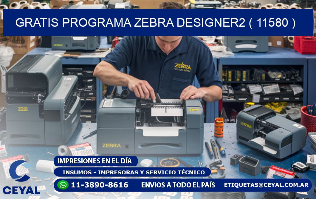 GRATIS PROGRAMA ZEBRA DESIGNER2 ( 11580 )