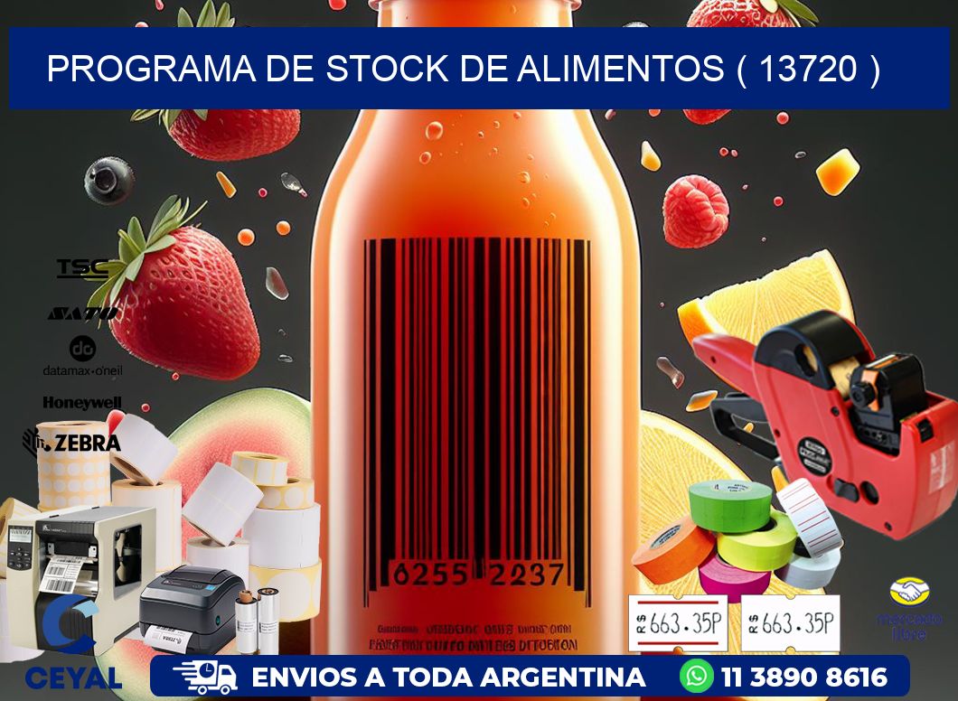 PROGRAMA DE STOCK DE ALIMENTOS ( 13720 )