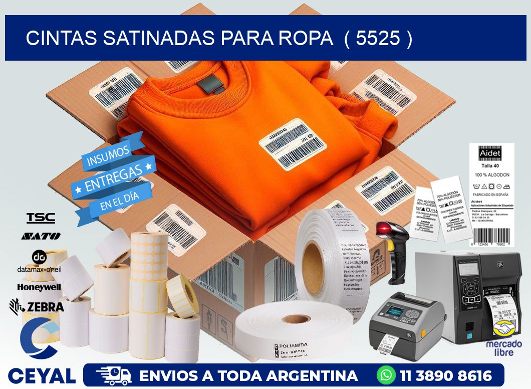 cintas satinadas para ropa ( 5525 )