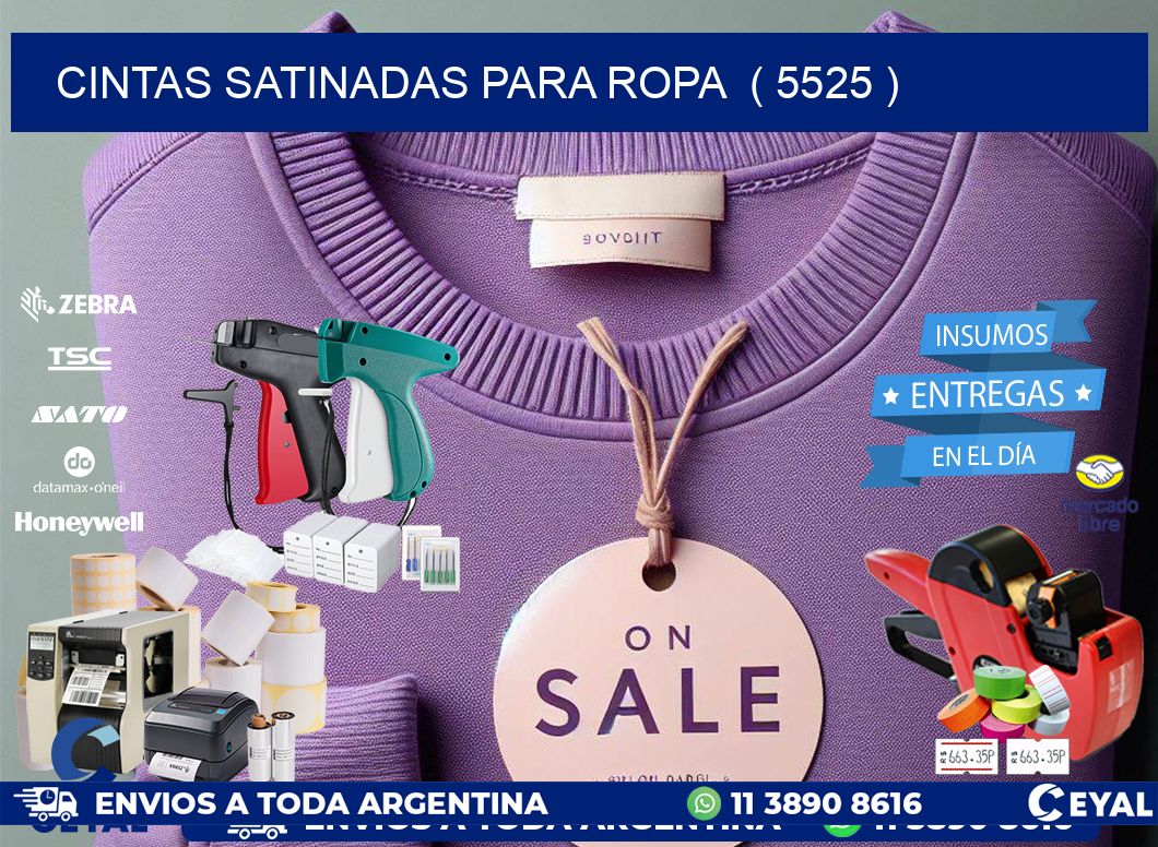 cintas satinadas para ropa ( 5525 )