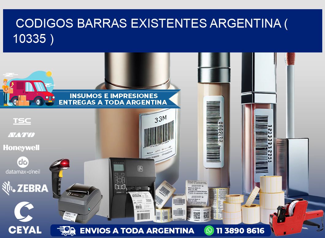 codigos barras existentes argentina ( 10335 )