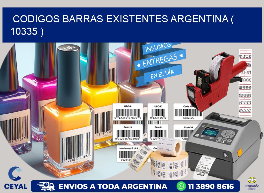 codigos barras existentes argentina ( 10335 )