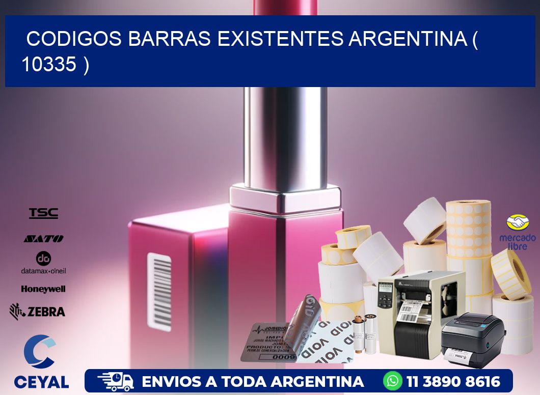 codigos barras existentes argentina ( 10335 )