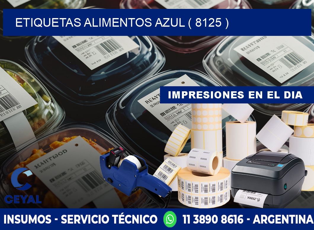 etiquetas alimentos azul ( 8125 )