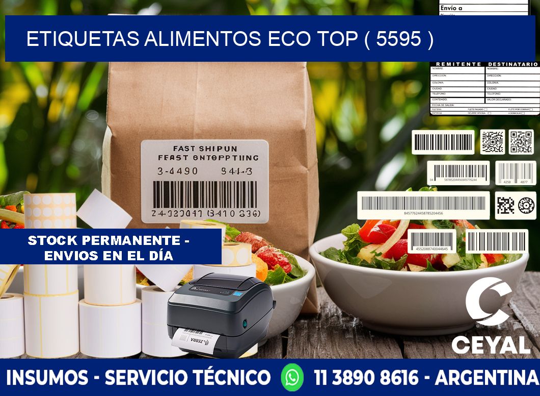 etiquetas alimentos eco top ( 5595 )