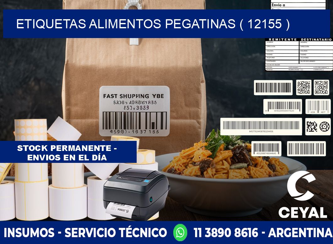 etiquetas alimentos pegatinas ( 12155 )
