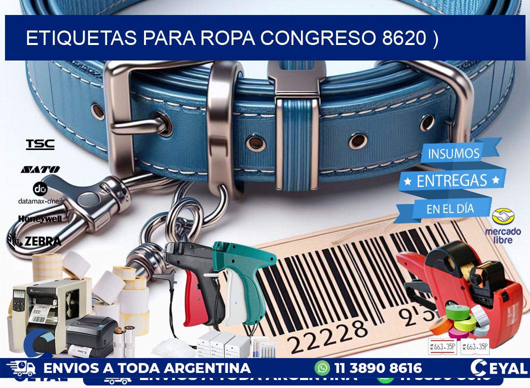 etiquetas para ropa congreso 8620 )