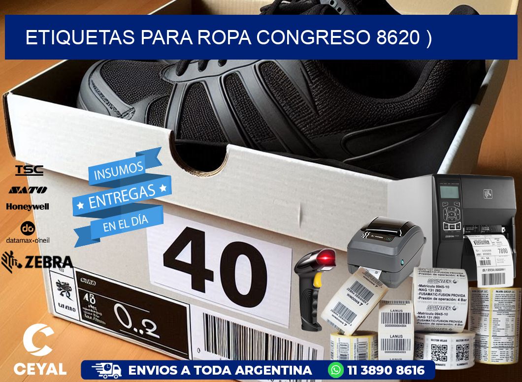 etiquetas para ropa congreso 8620 )