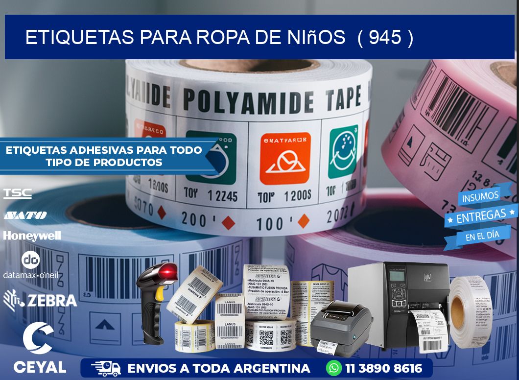etiquetas para ropa de niños  ( 945 )