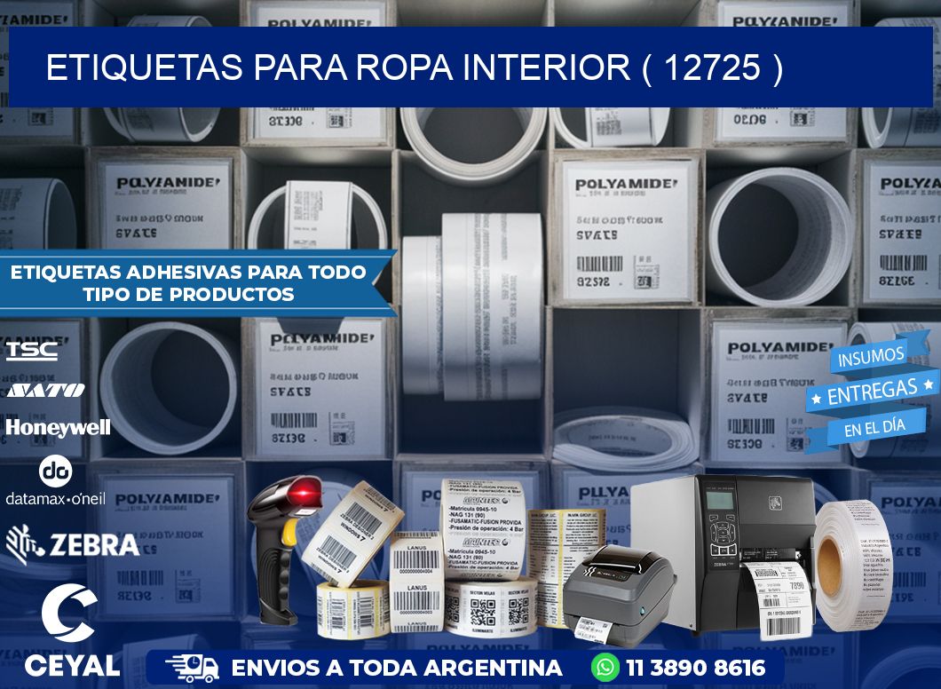 etiquetas para ropa interior ( 12725 )