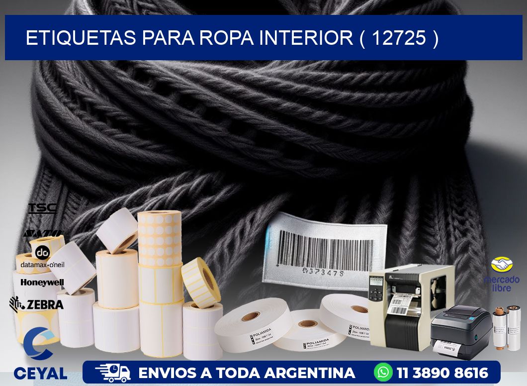 etiquetas para ropa interior ( 12725 )