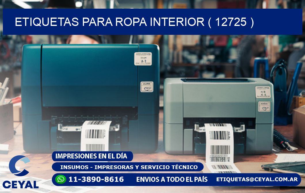 etiquetas para ropa interior ( 12725 )