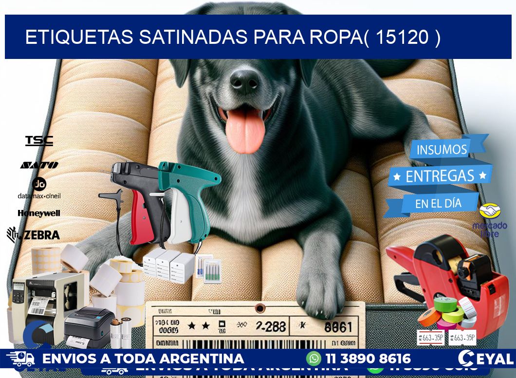 etiquetas satinadas para ropa( 15120 )