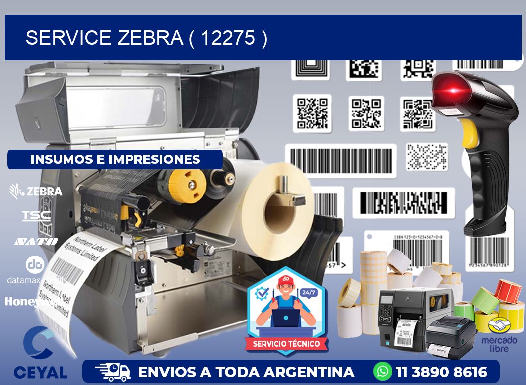 service zebra ( 12275 )