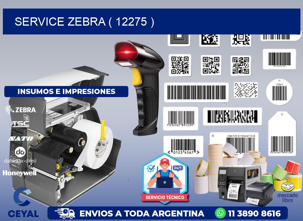 service zebra ( 12275 )