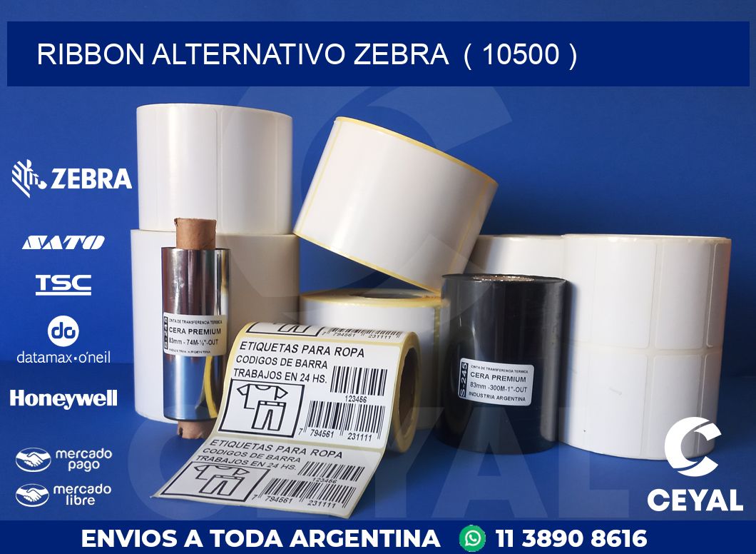 RIBBON ALTERNATIVO ZEBRA ( 10500 )