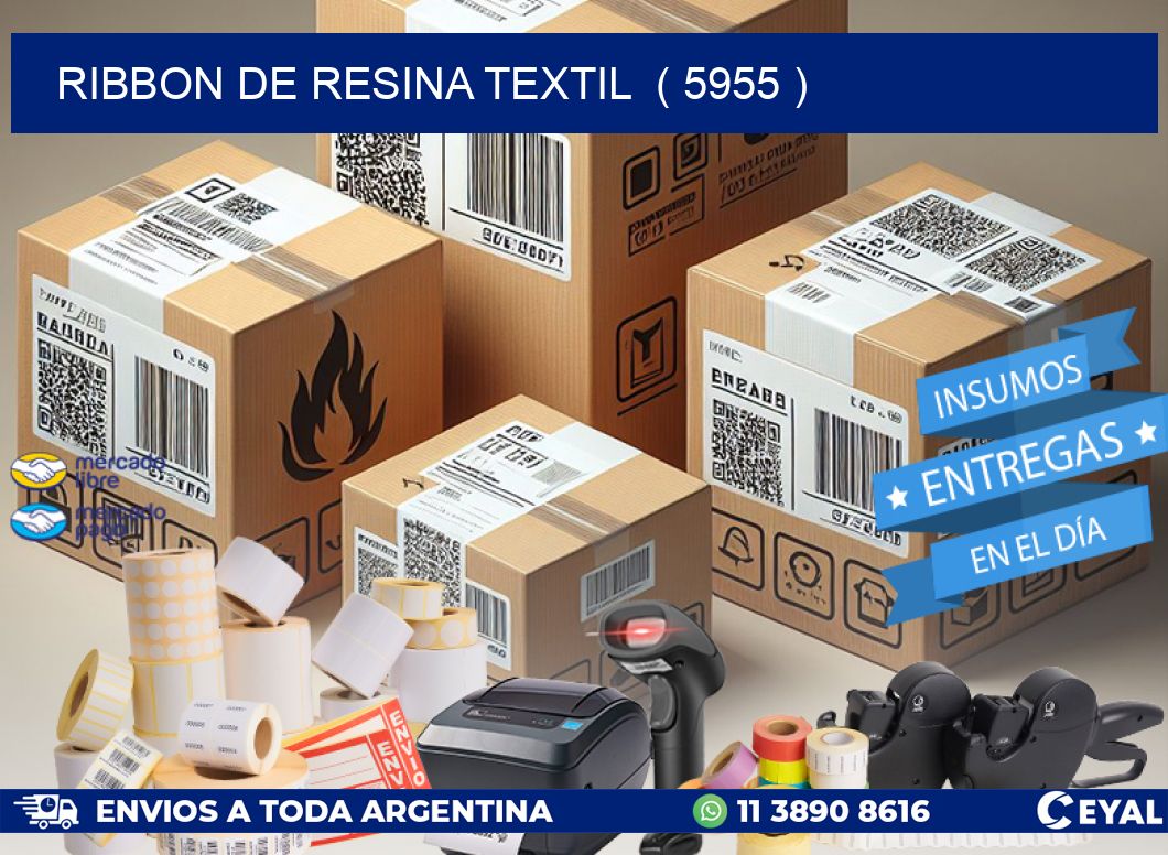 RIBBON DE RESINA TEXTIL ( 5955 )