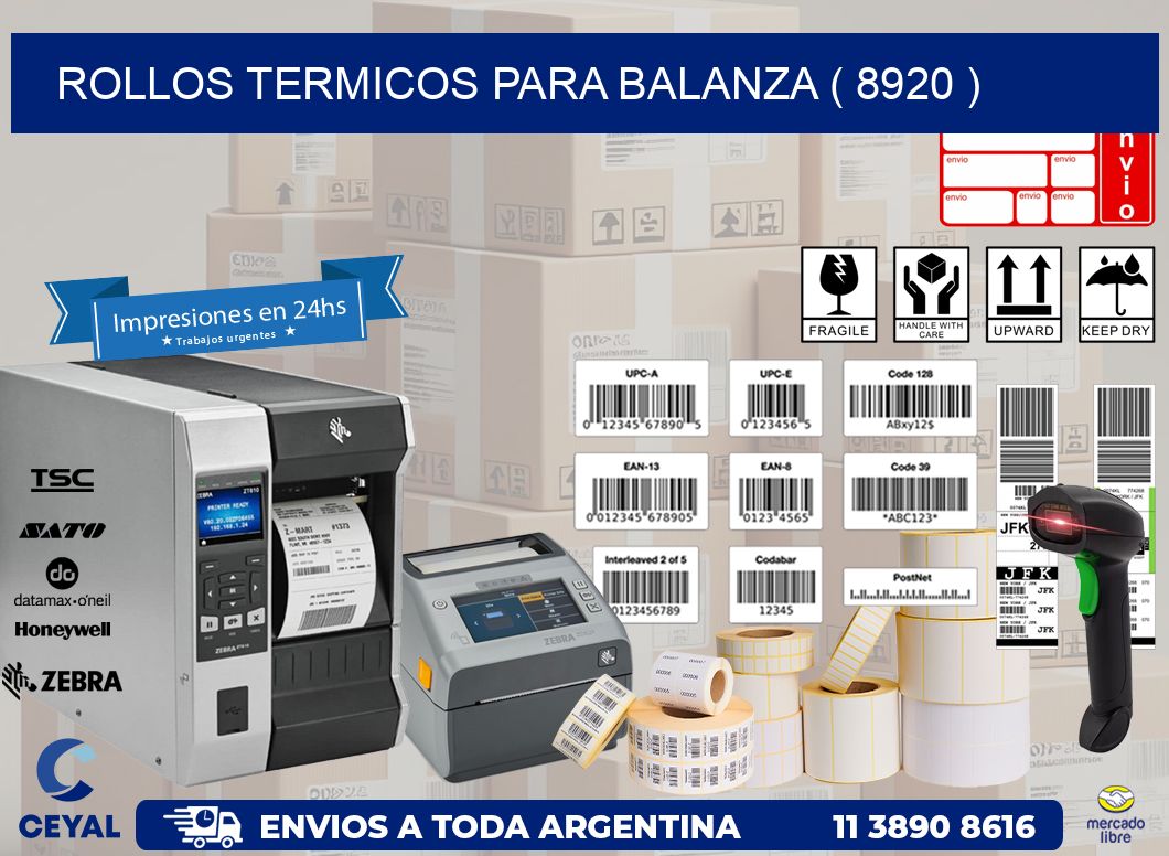 ROLLOS TERMICOS PARA BALANZA ( 8920 )