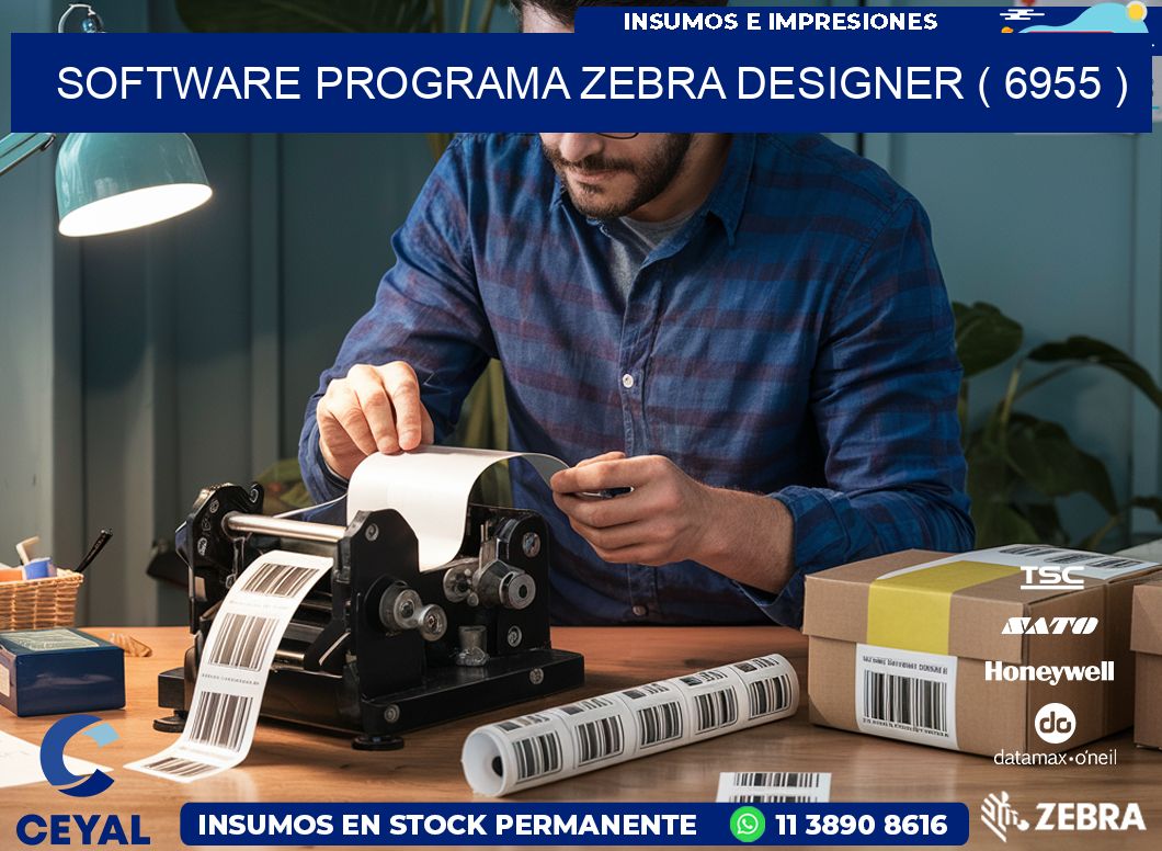 SOFTWARE PROGRAMA ZEBRA DESIGNER ( 6955 )