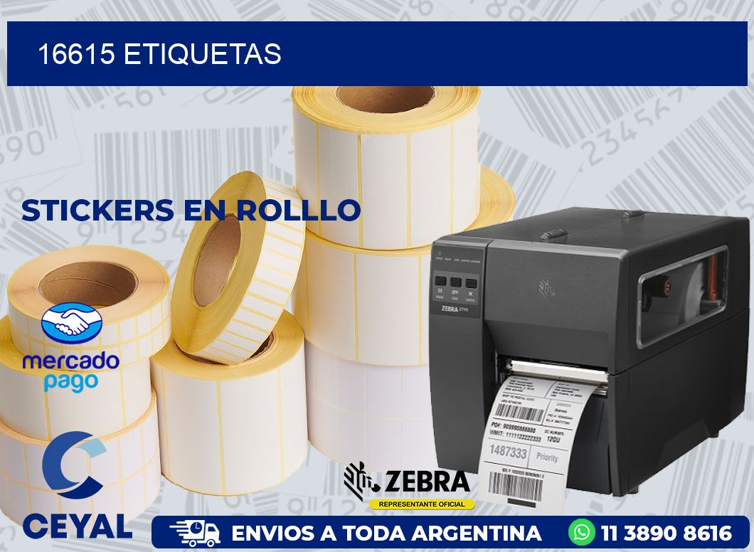 16615 ETIQUETAS