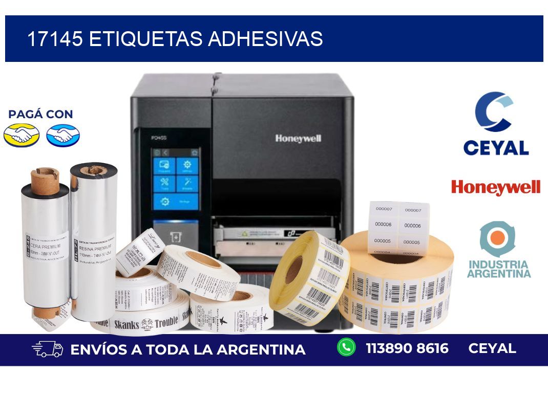17145 ETIQUETAS ADHESIVAS