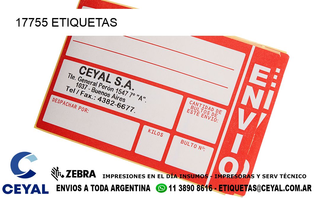17755 ETIQUETAS
